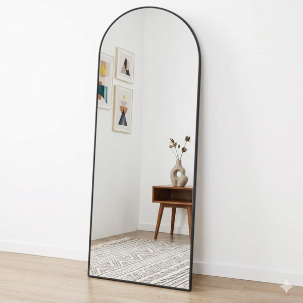 Gold Arch Standing Mirror (180cm x 80cm) | Luxury Full Length Mirror | Muett