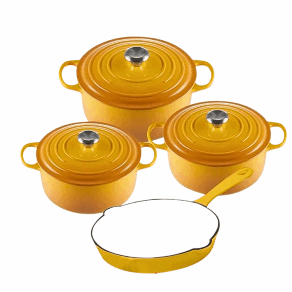 Muett 7 Piece Cast Iron Cookware Set