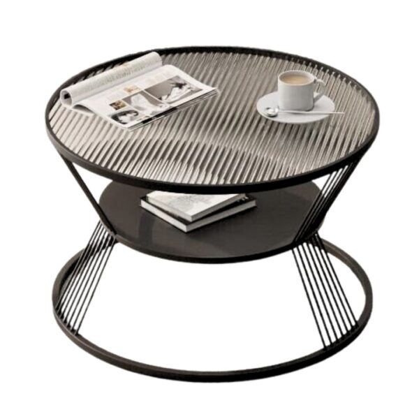 Muett NoirFlute Glass Coffee Table