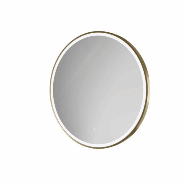 Muett 60cm Gold LED Decor Mirror